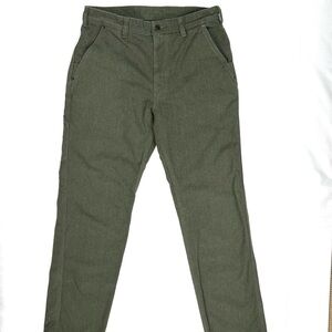 Patagonia Men’s Hemp 5 Pocket Heavy Work Pants 35x34 Green